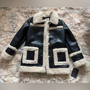 Avec Les Filles Black and Cream Jacket